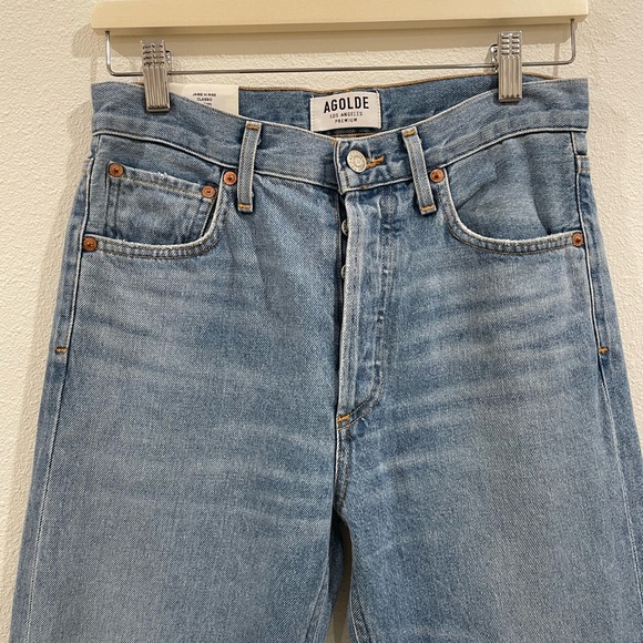 NWT Agolde Jamie Hi Rise Classic Brooklyn Size 25 - Picture 3 of 8